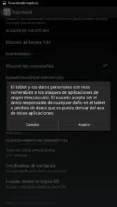 ativar fontes desconhecidas android